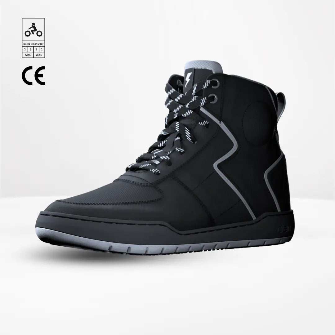 Clan Stealth Grey CE-Certified Waterproof Riding Shoes