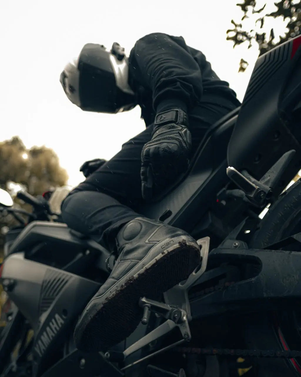 Clan Stealth riding shoe lifestyle photograph