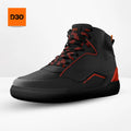 Clan Torque Red motorcycle riding shoe — three-quarter product view