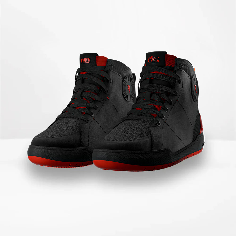 Clan Scout D3O (Red) Waterproof Riding Shoes Front View