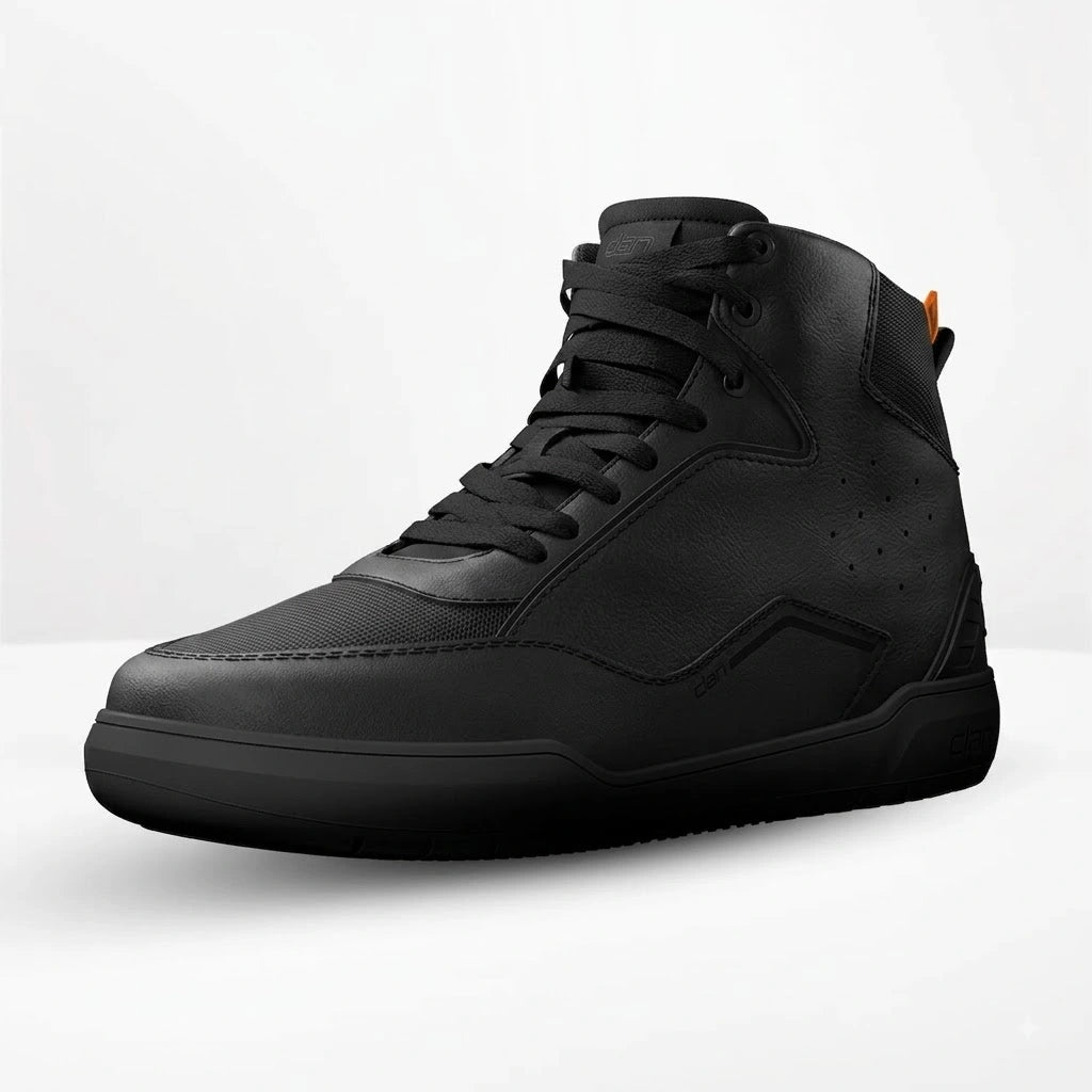 Clan Torque black D3O waterproof motorcycle riding shoes